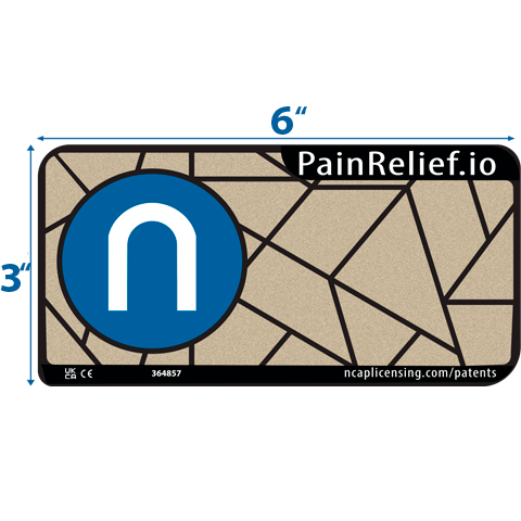 NeuroCuple® 3x6 Pain Relief Device - Reusable for Years.