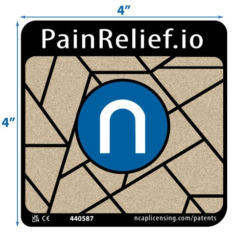 NeuroCuple® 4x4 Pain Relief Device - Reusable for Years.