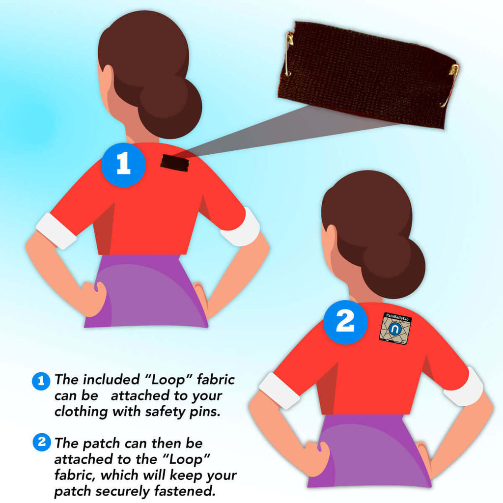 Attach patch with included "loop" fabric