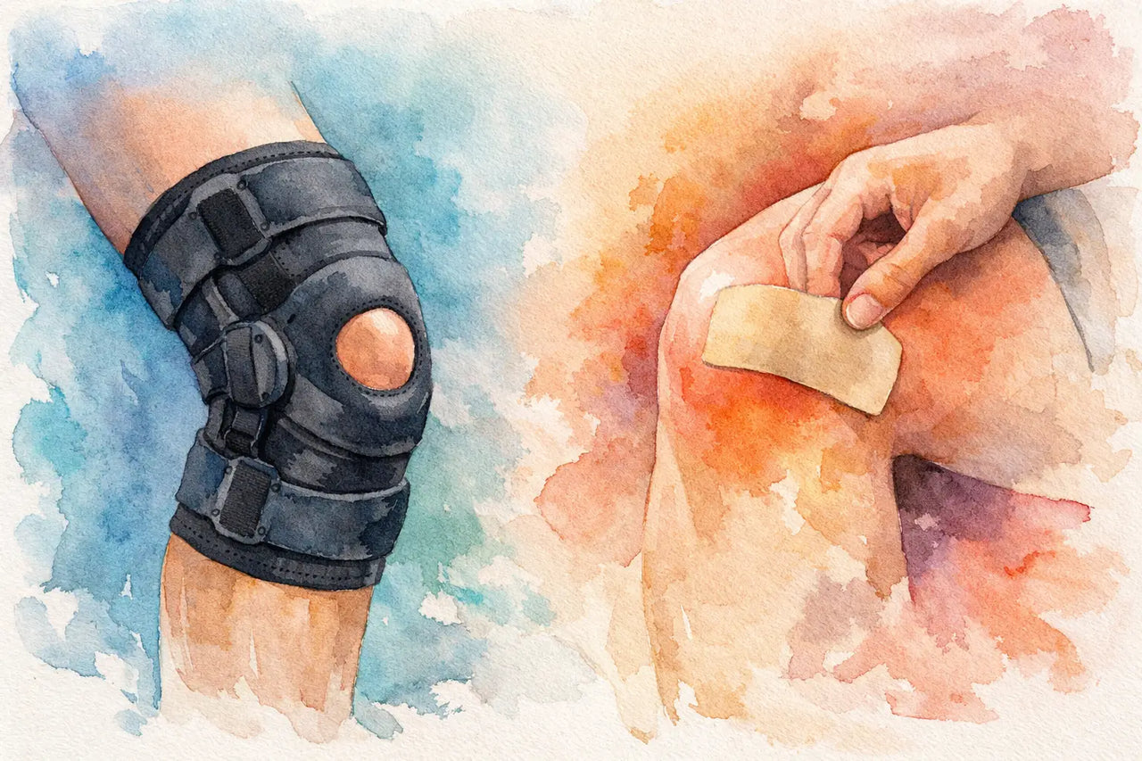 Brace or Patch for Knee Pain - Which Is Better?
