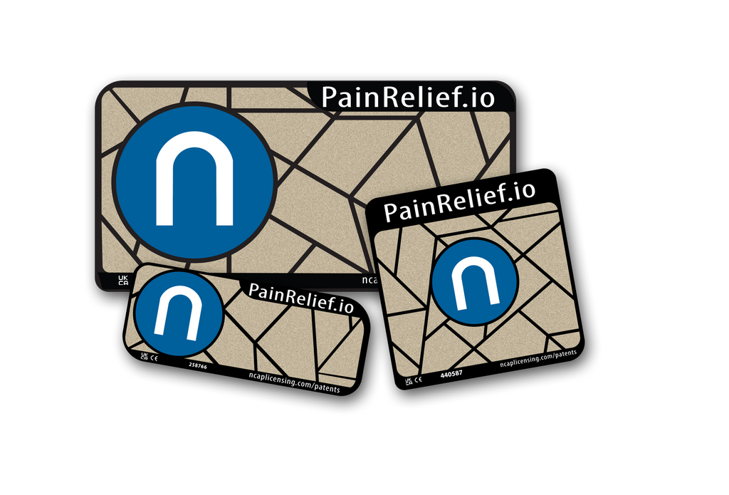 PainReleif.io Pain Relief Patches 3 sizes for perfect placement every time. Sustainable no waste, environmental friendly.